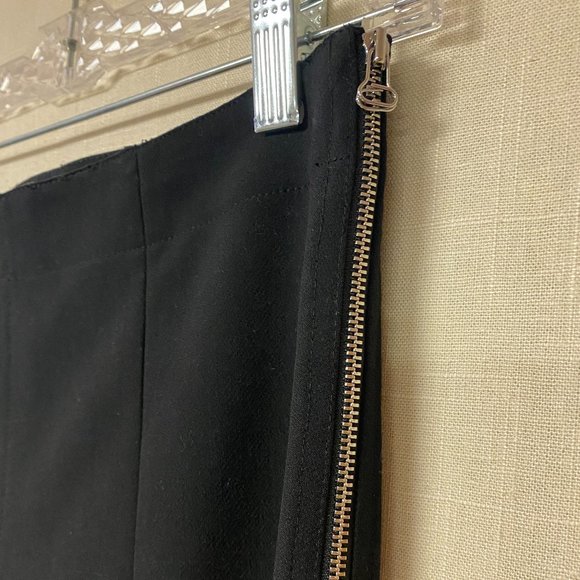 EUC Elizabeth & James Eddine Black High-Waist Skinny Zip-cuff Ponte Pants Size 2 - Picture 6 of 9